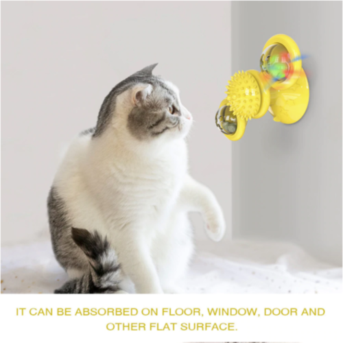 Balles LED tournantes pour chats