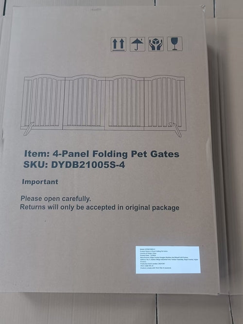 Foldable 4-Panel Dog Safety