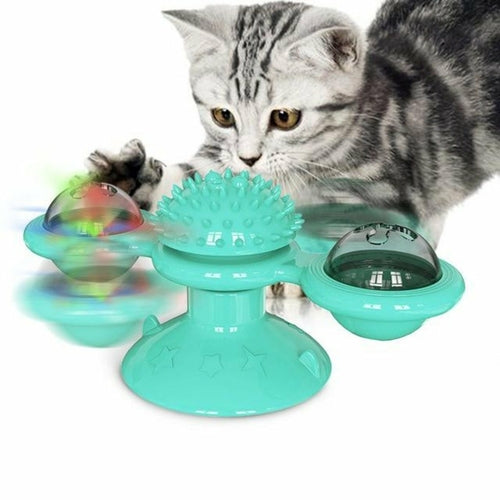 Balles LED tournantes pour chats