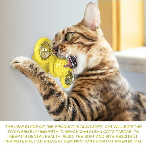 Balles LED tournantes pour chats
