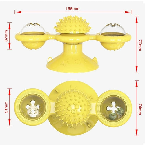 Balles LED tournantes pour chats