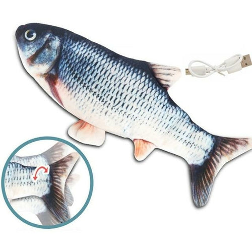 Jouet de poisson électrique interactif pour chats